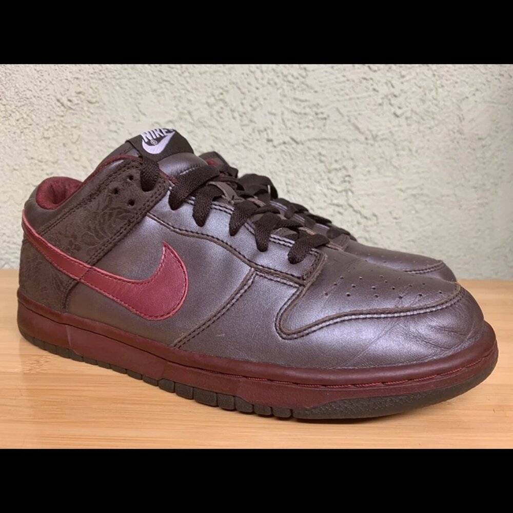 Vintage Nike Dunk Low Dark Cinder Red Women’s Size 10 309324-261